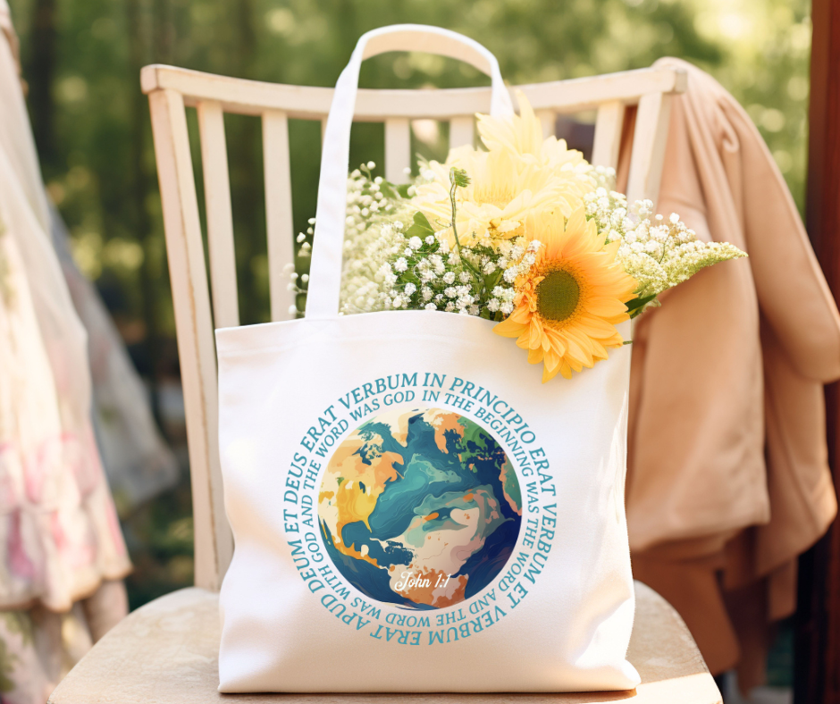 In The Beginning His Word -- Tote Bag
