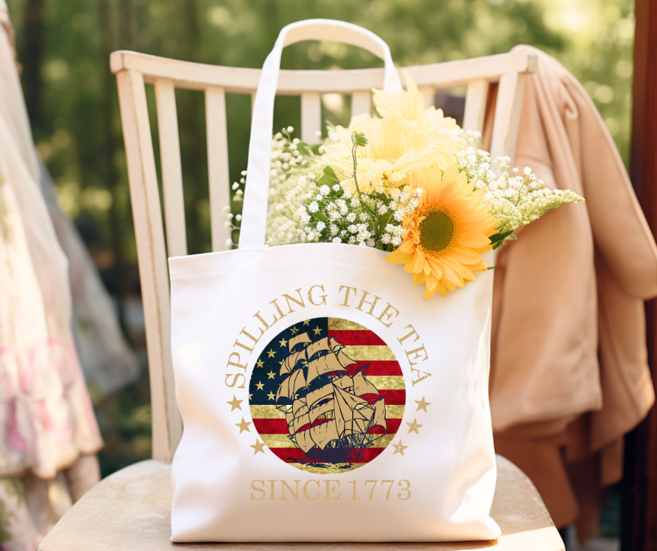 Spilling the Tea -- Tote Bag