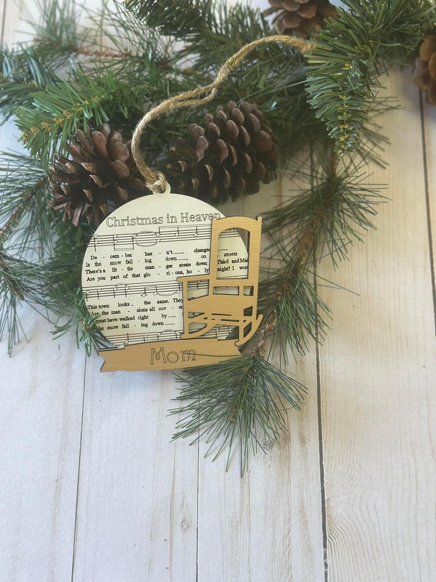 Memorial Ornament — Rocking Chair