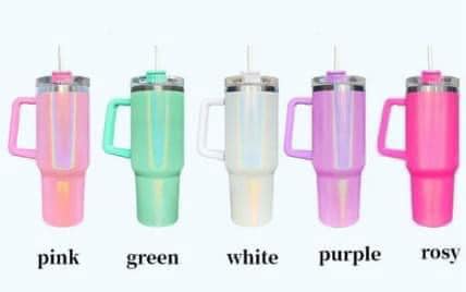 Homeschool Mama 40 oz. Shimmer Tumbler