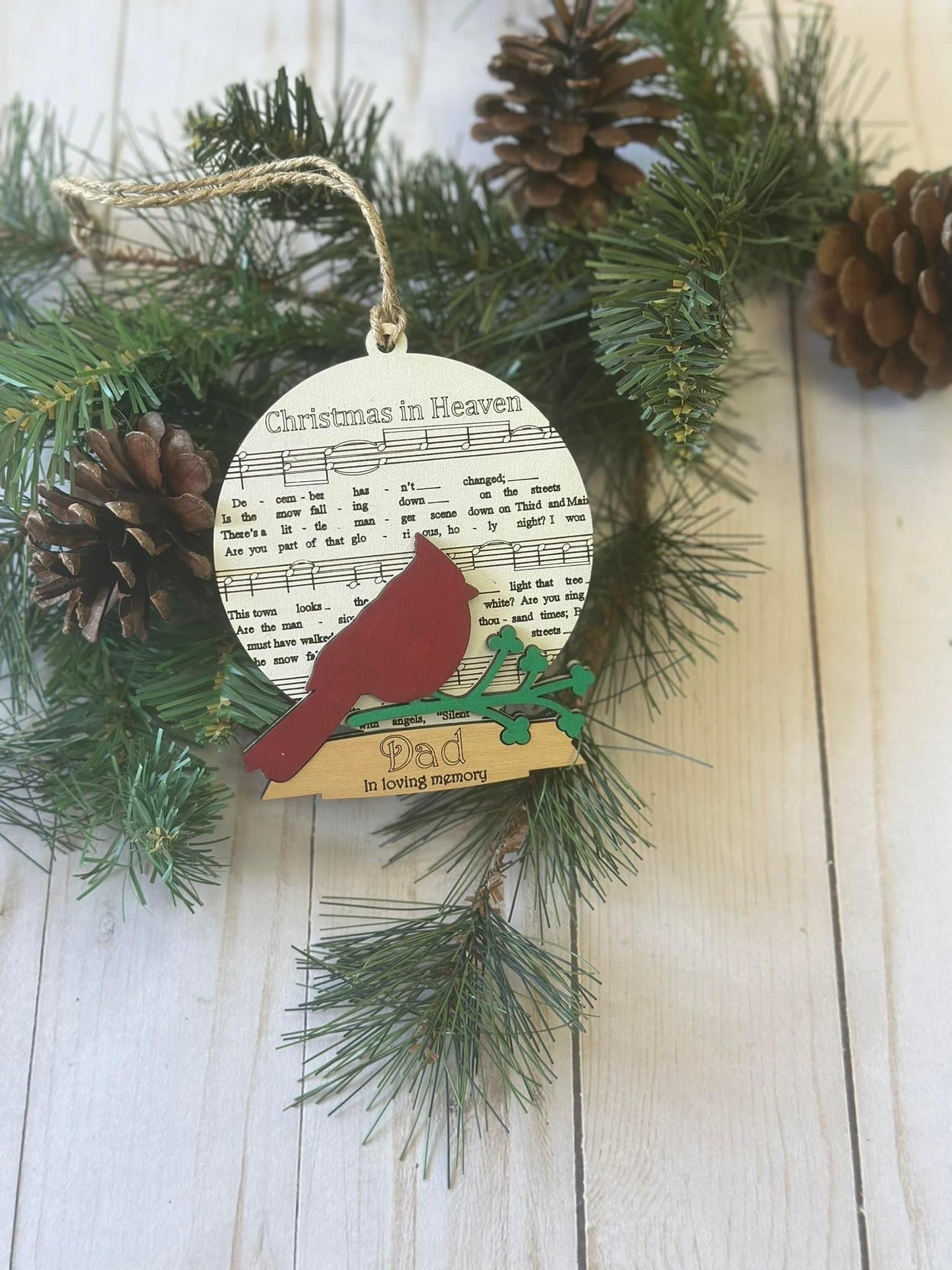 Memorial Ornament — Cardinal