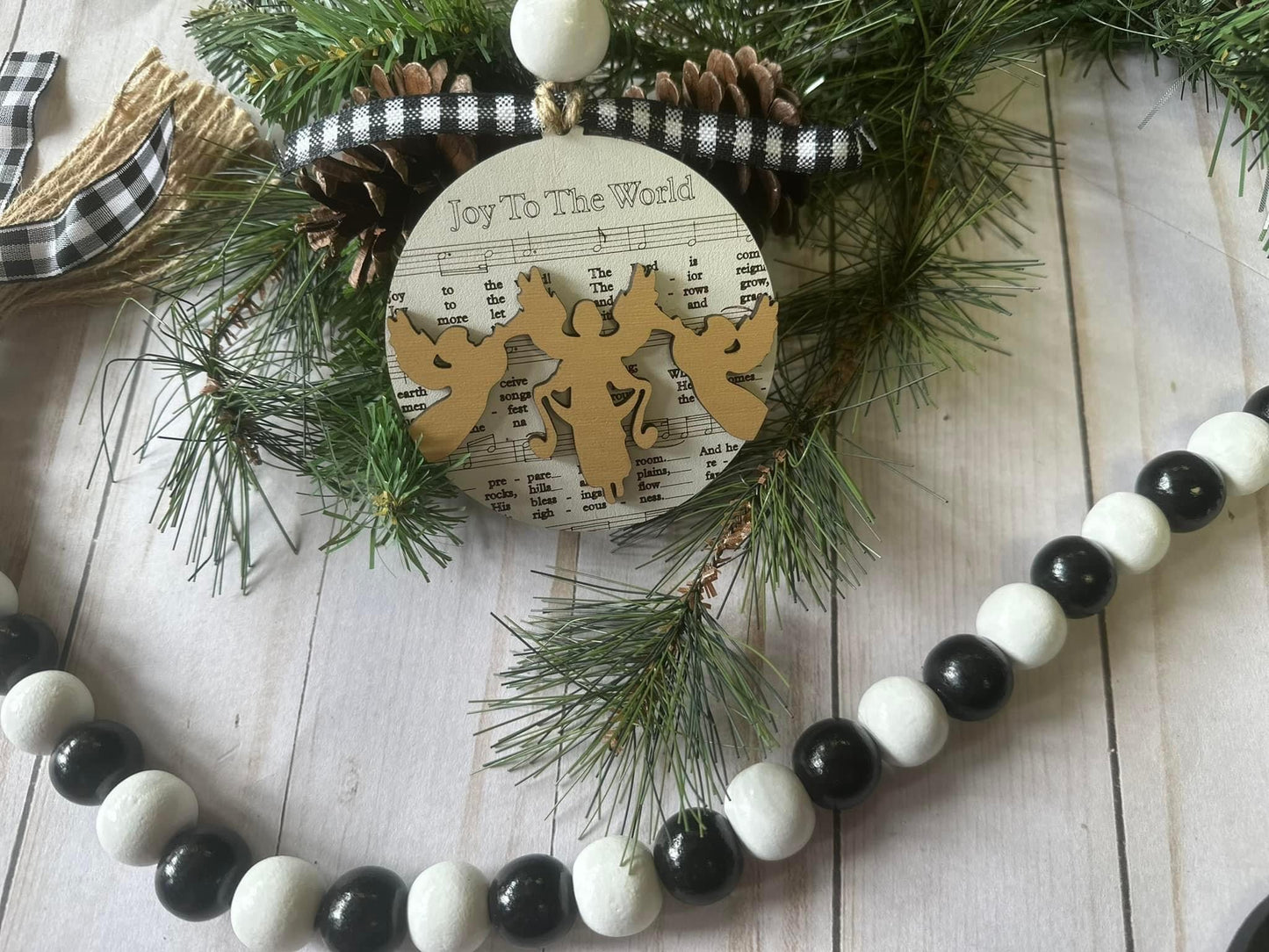 Joy to the World - Sheet Music Ornament
