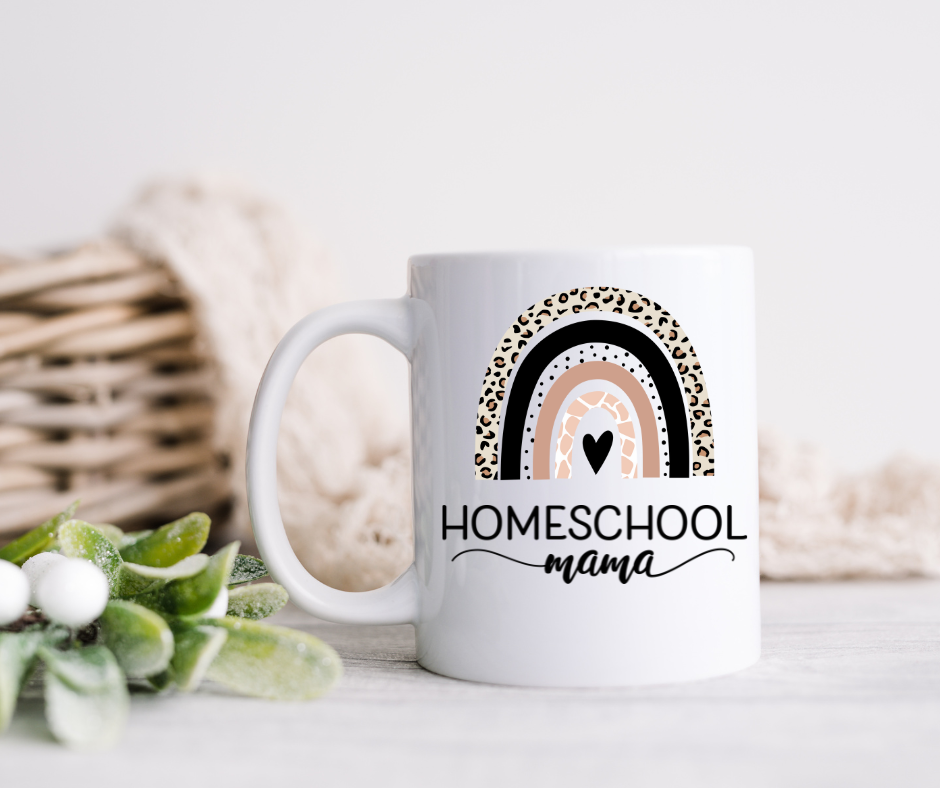 Homeschool Mama -- Leopard Rainbow