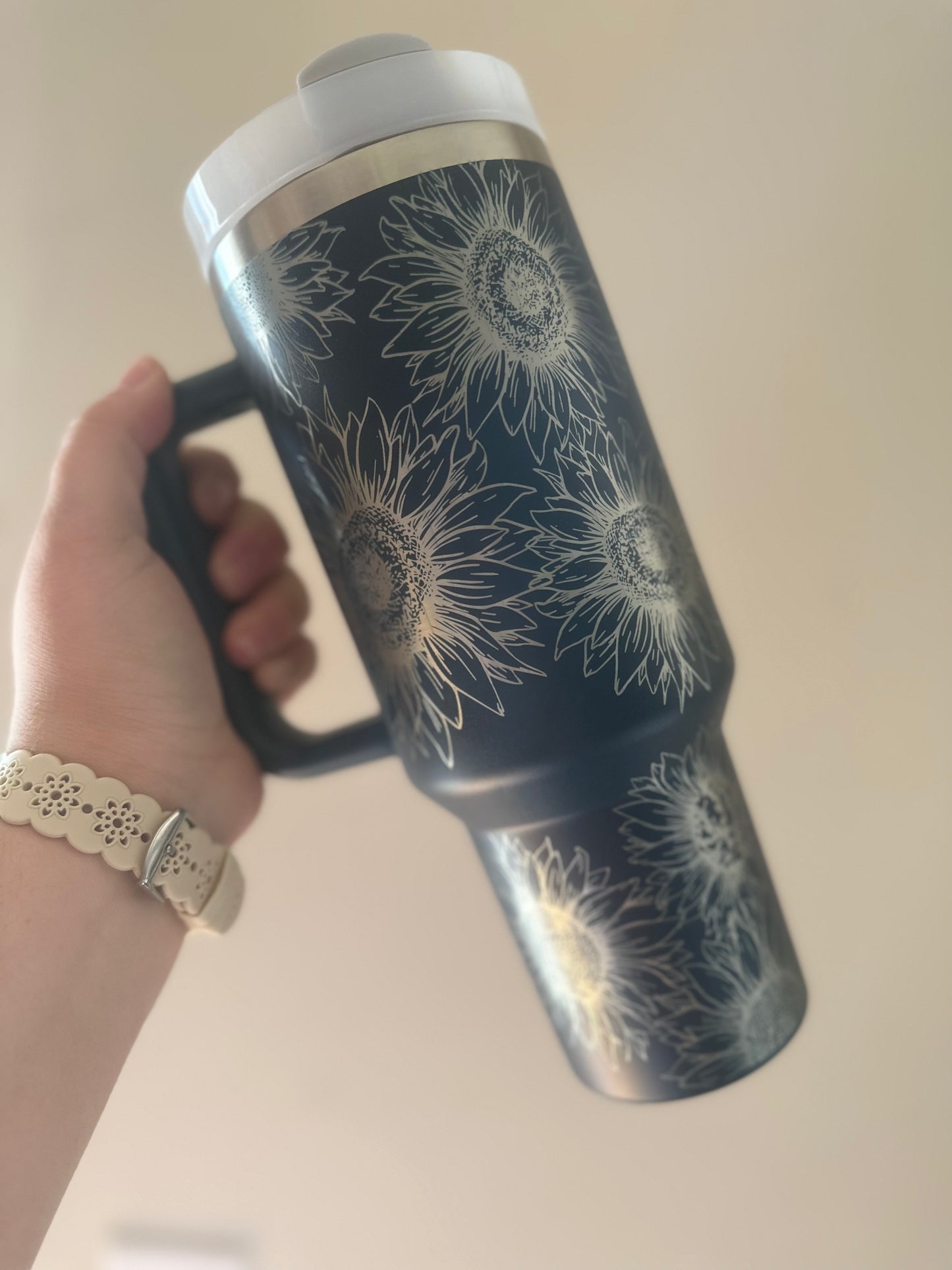 Sunflower 40 oz. Tumbler -- Navy