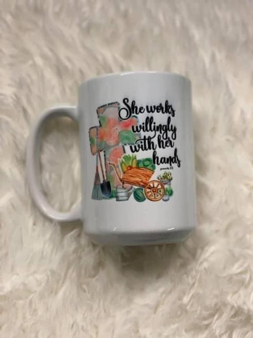 She Works Willingly With Her Hands