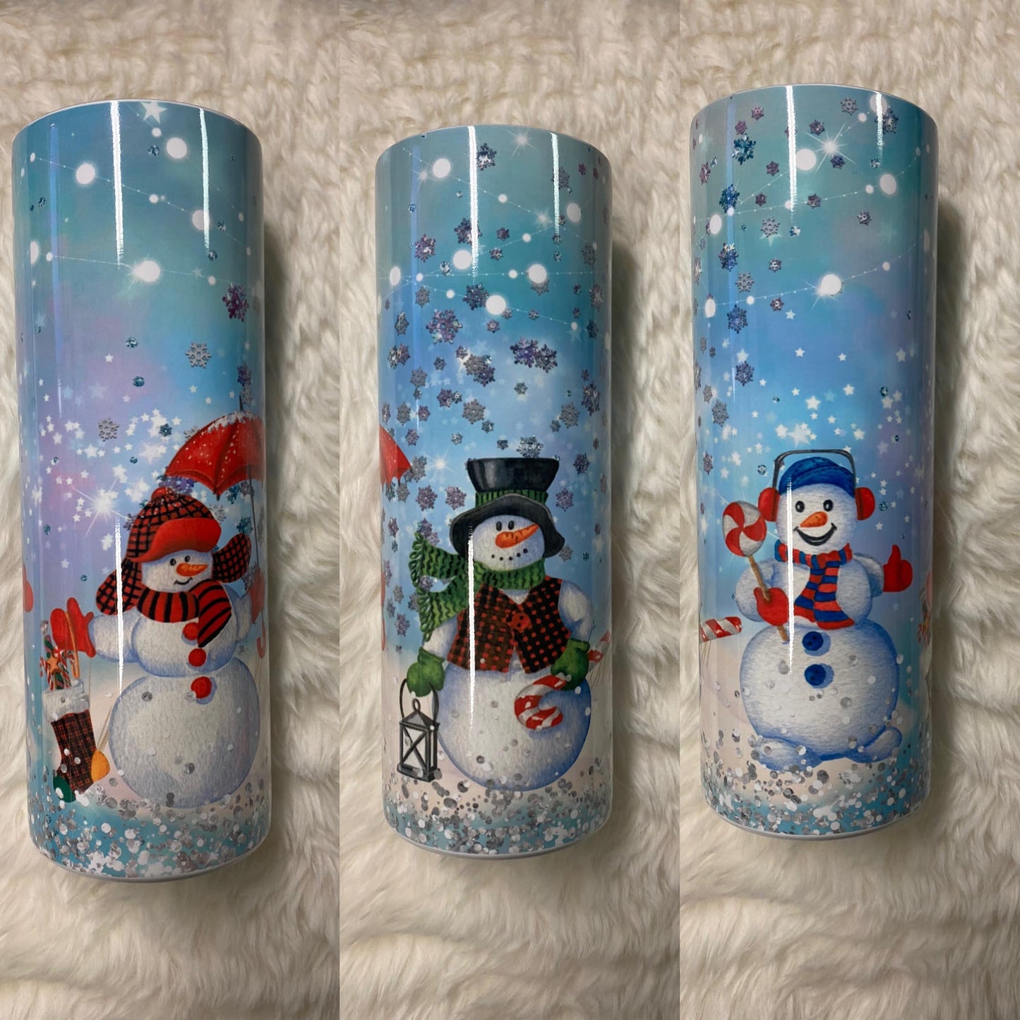 Snowmen Trio 20 oz. Tumbler