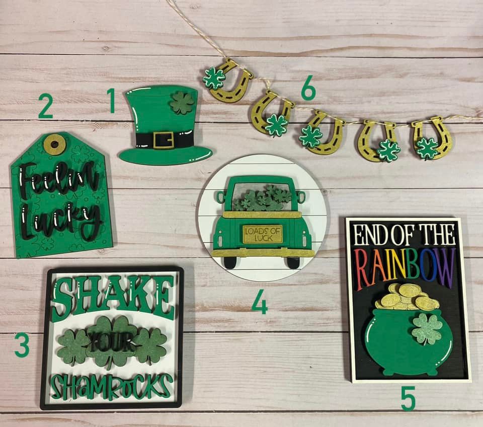 Loads of Luck Tiered Tray Set