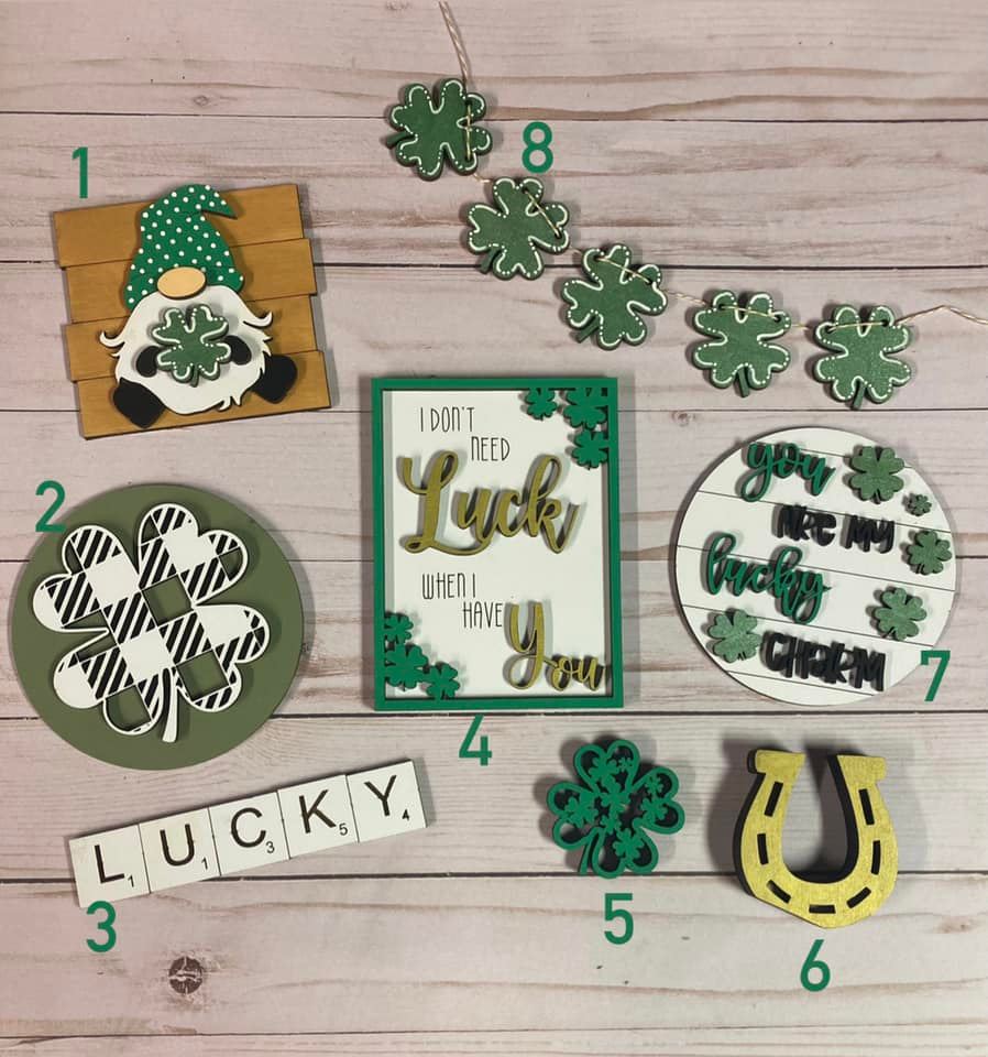 Lucky Charm Tiered Tray Set