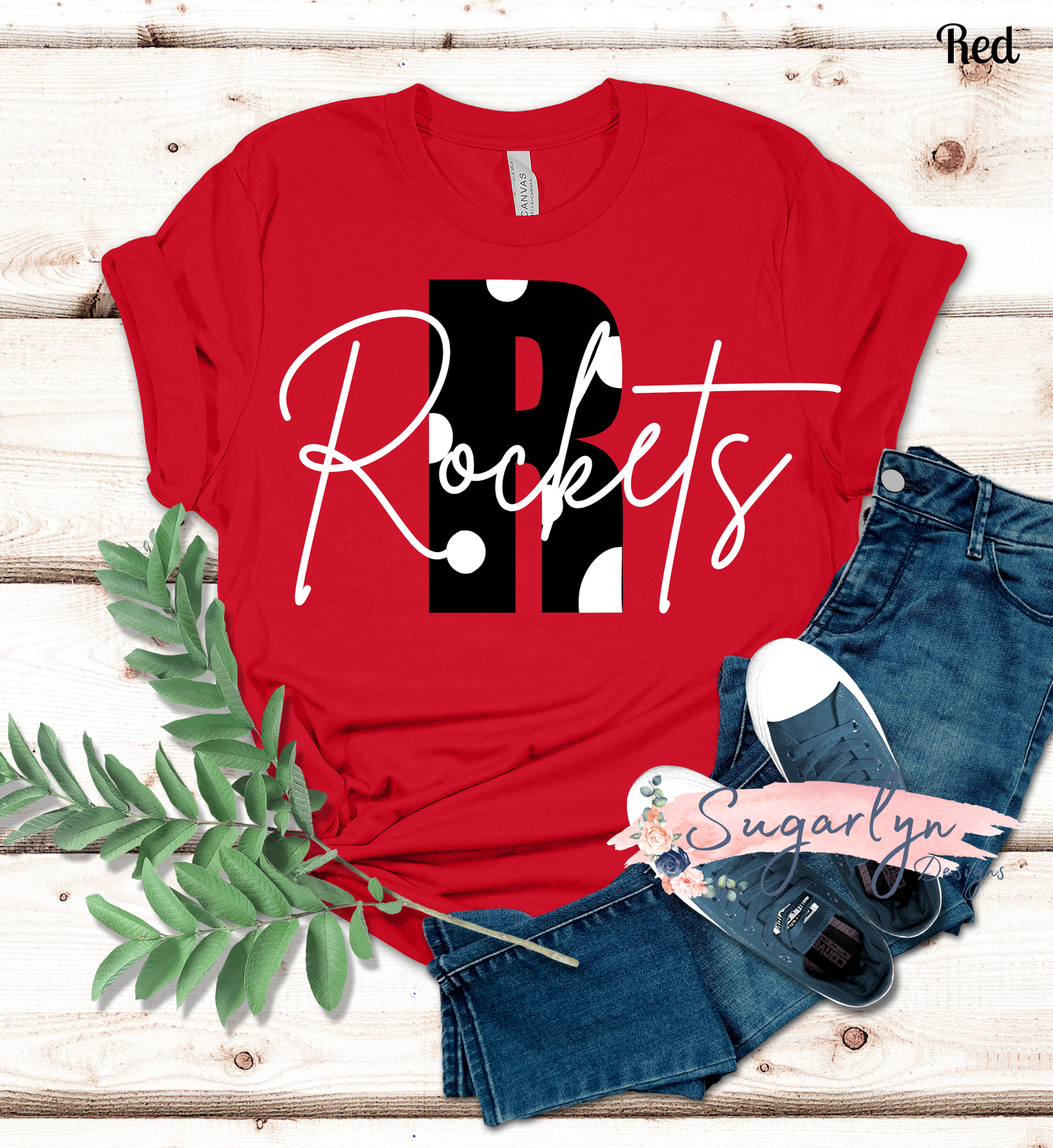 Redbud Run Rockets -- Rockets with Polka Dot R