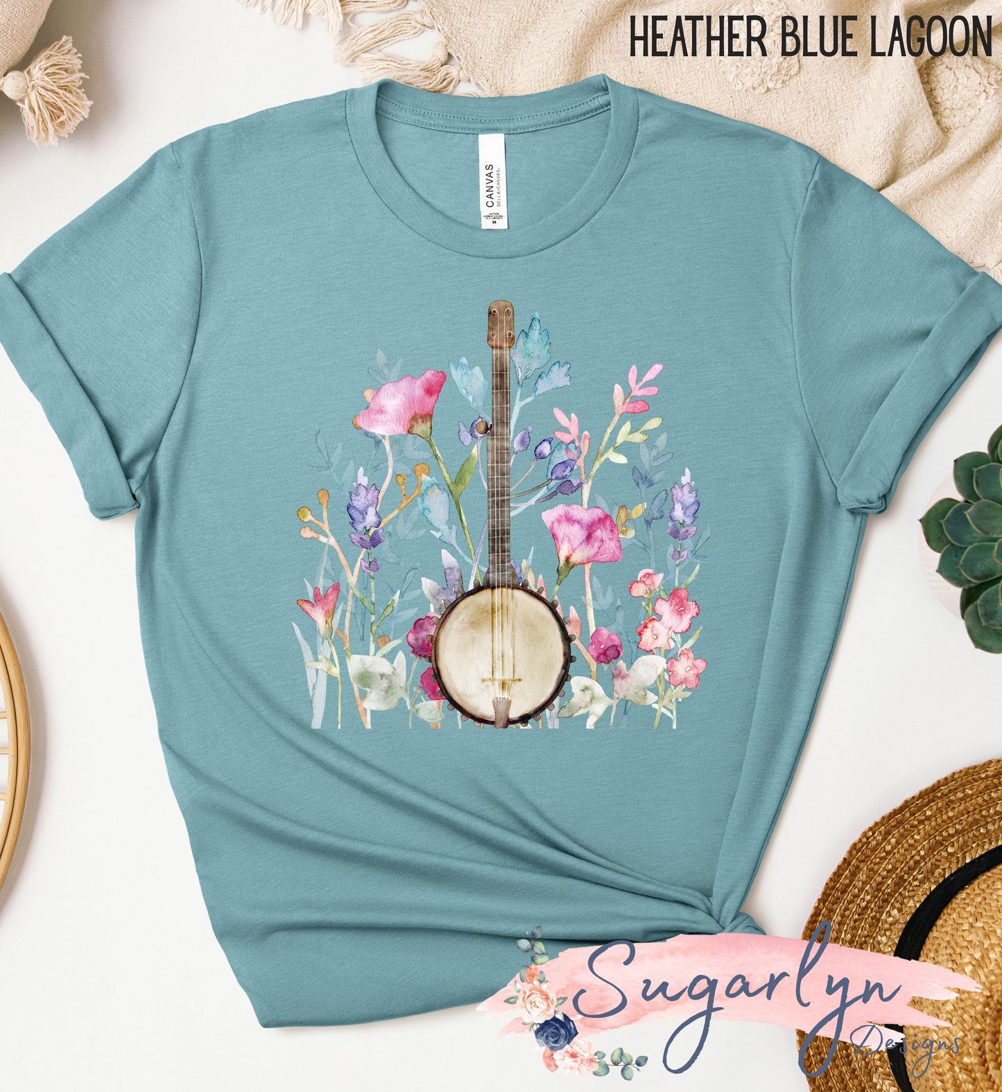 Floral Banjo