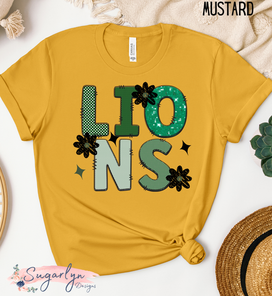 Louisa Lions -- Doodle Letters