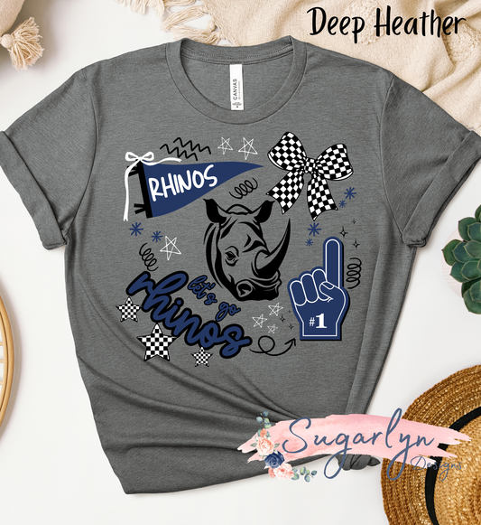 AS Rhodes Rhinos -- Rhinos Doodle Art