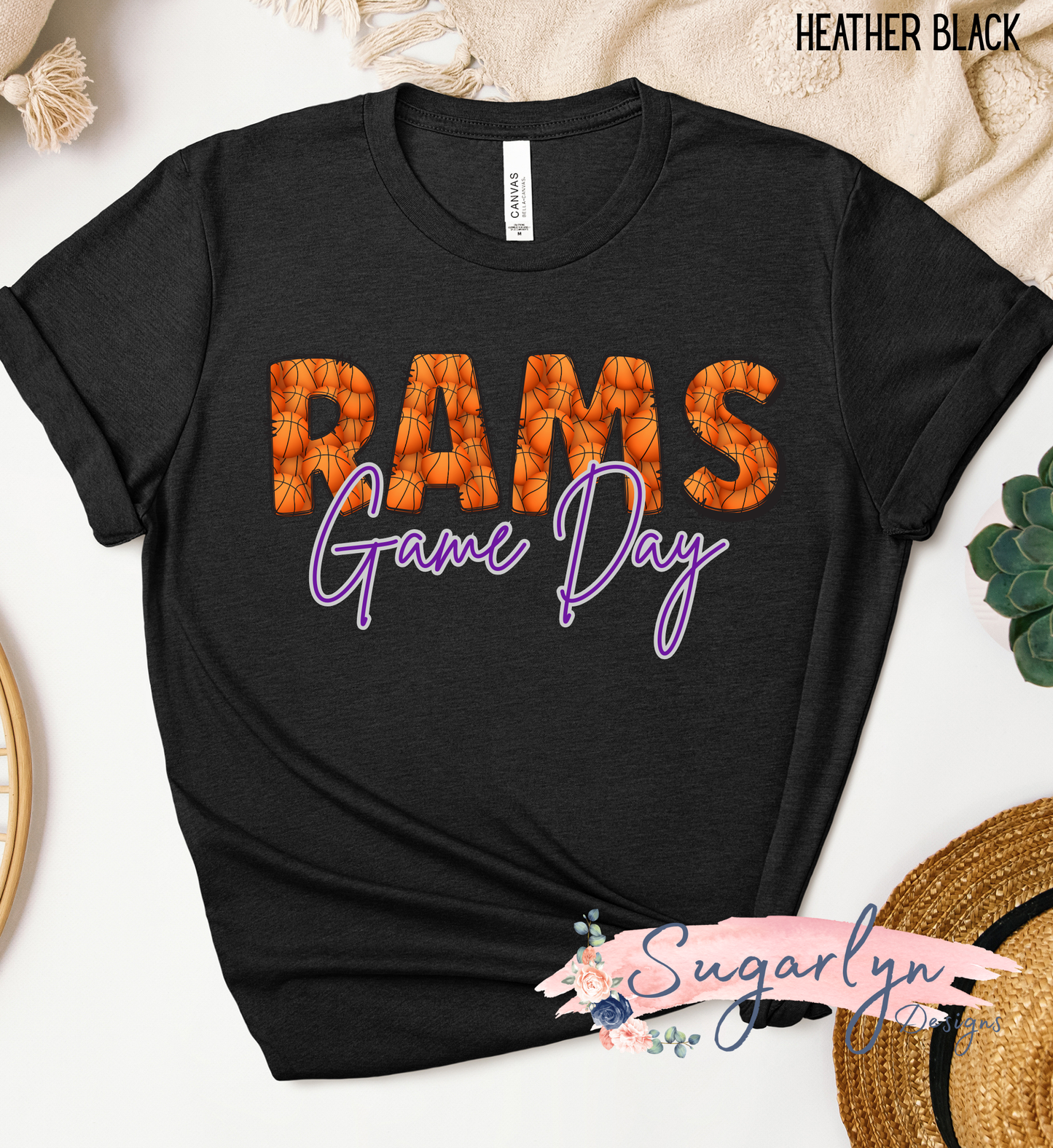 Strasburg Rams -- Rams Basketball Game Day Doodle Letters