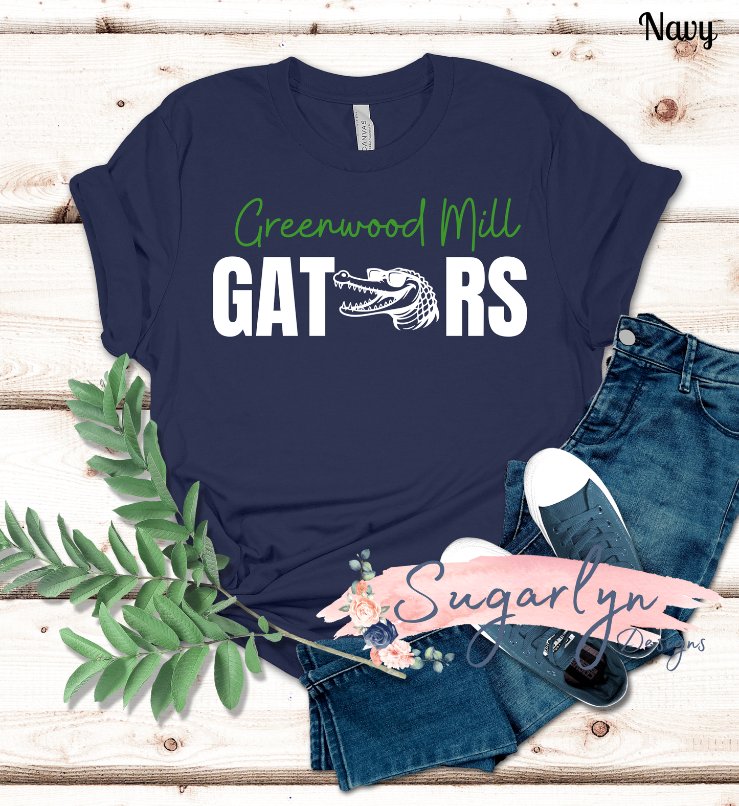 Greenwood Mill Gators --  "Gators" Typography