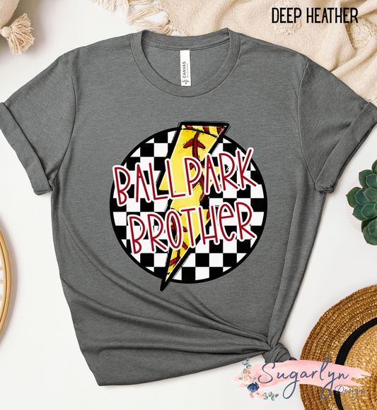 Ballpark Brother Checkerboard -- Softball