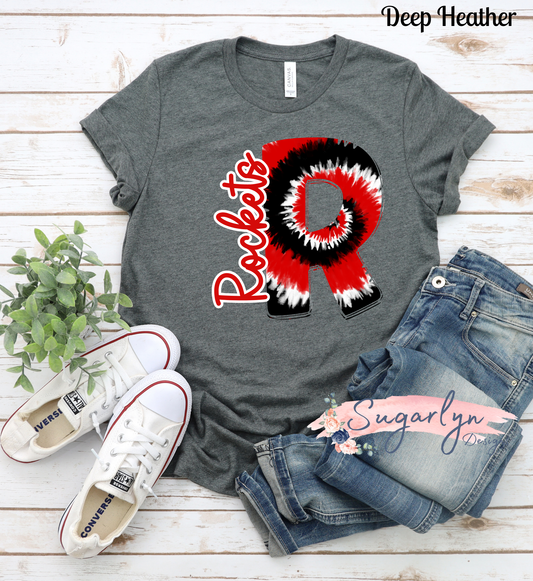 Redbud Run Rockets -- Tie Dye R