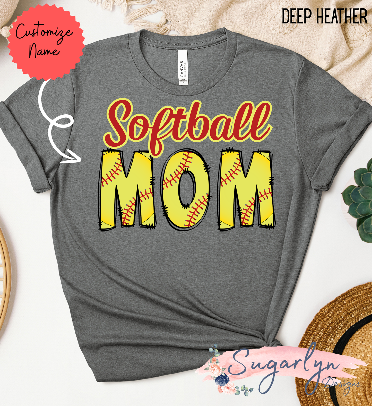 Softball Mom -- Softball Text