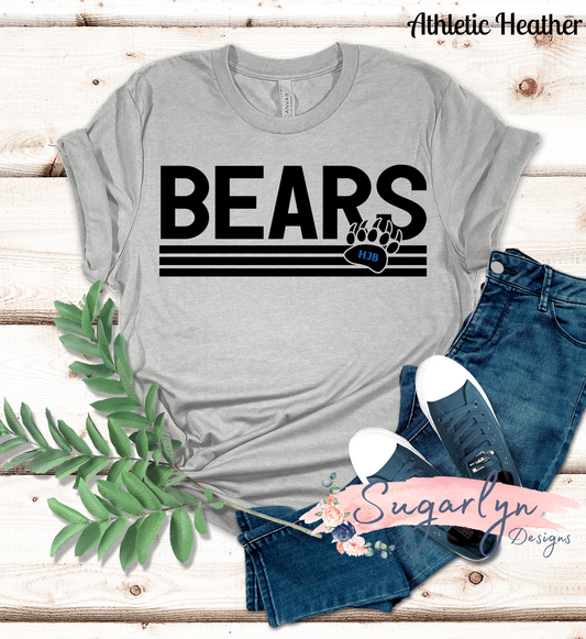 Hilda J Bears -- Paw Print & Stacked Bars
