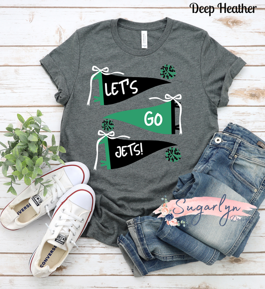 WFYFL Jets Cheer -- Let's Go Jets Flags