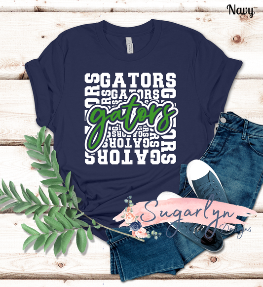 Greenwood Mill Gators --  Gators Typography