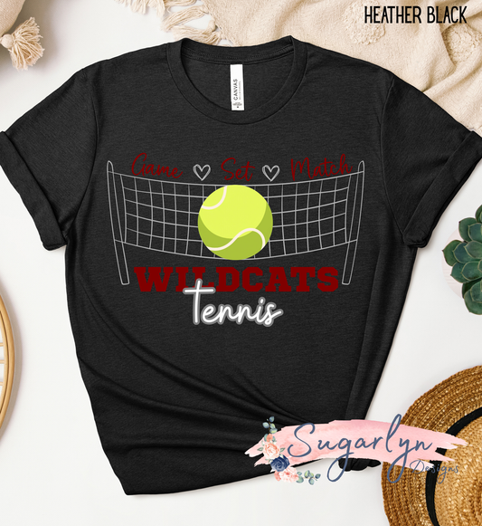 Wildcats Tennis - Game, Set, Match