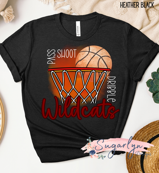 Wildcats Basketball - Pass, Shoot, Dribble