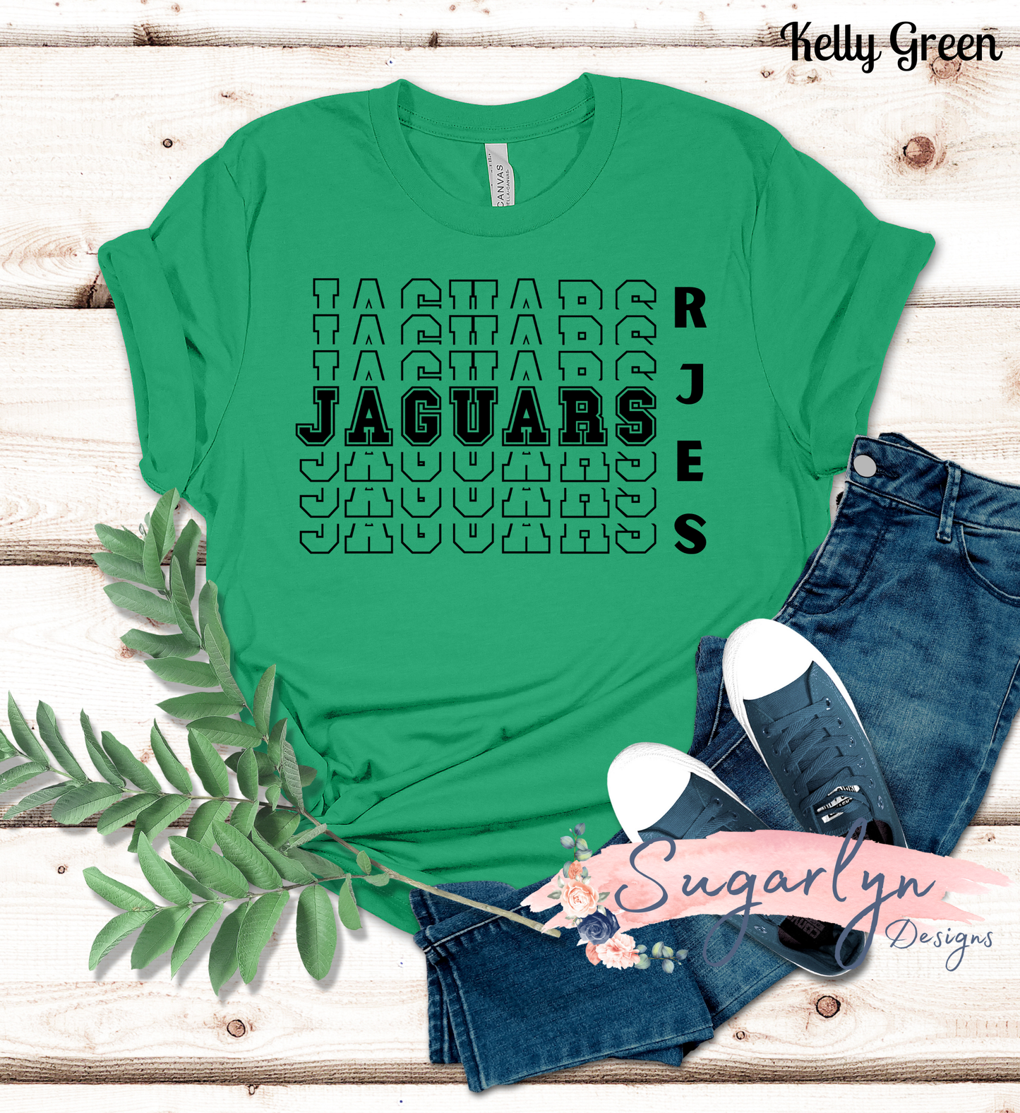 Ressie Jeffries Jaguars -- Jaguar Stacked Text