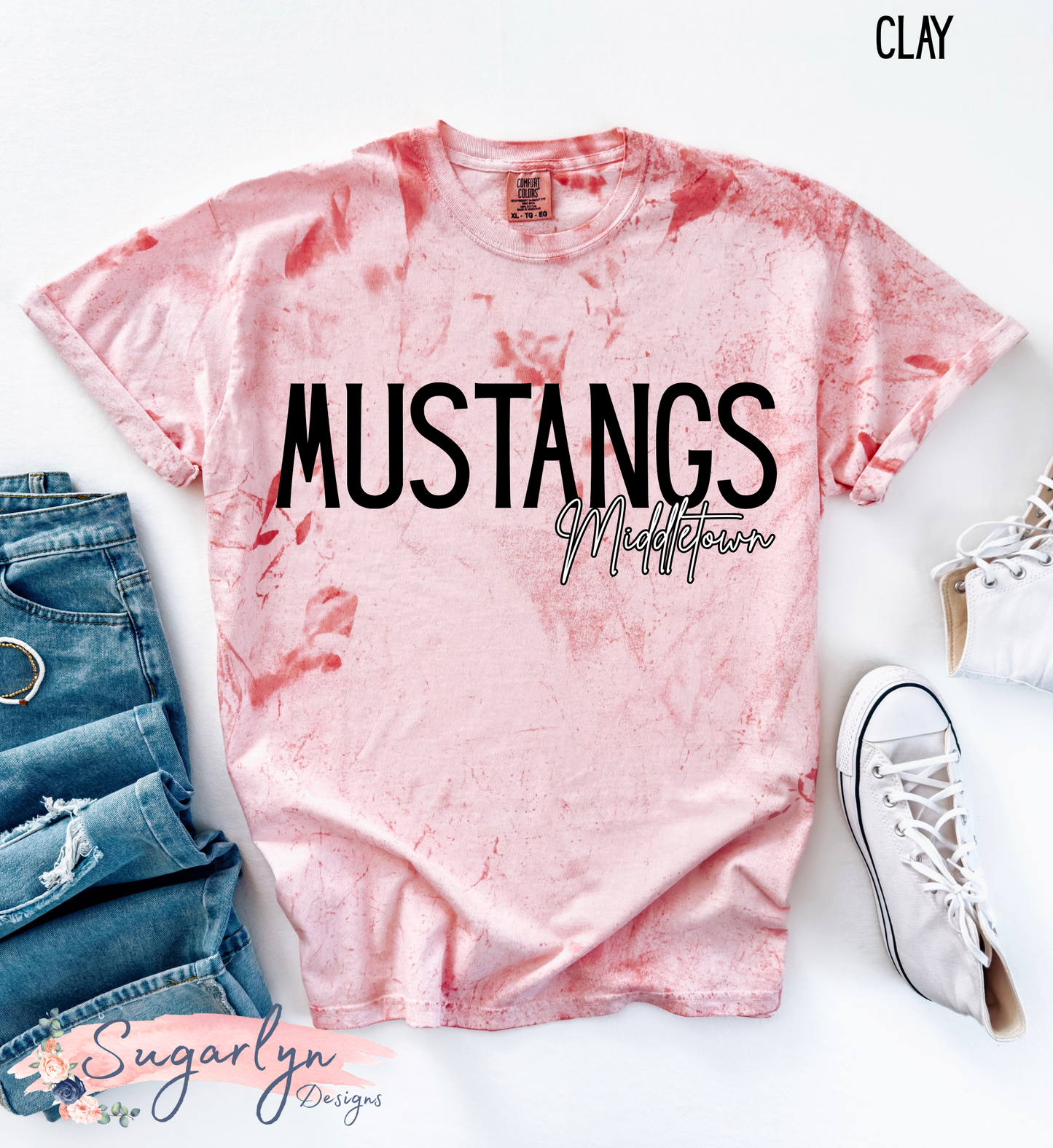 Middletown Mustangs -- Color Blast Tee