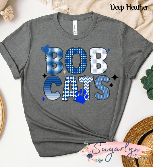 EWM Bobcats - Bobcats Doodle Letter Art