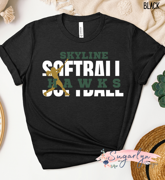 Skyline Hawks Softball -- Split Text