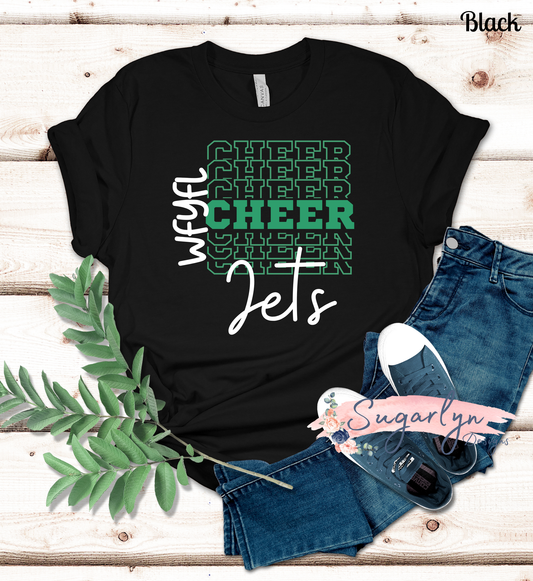 WFYFL Jets Cheer -- Stacked Cheer