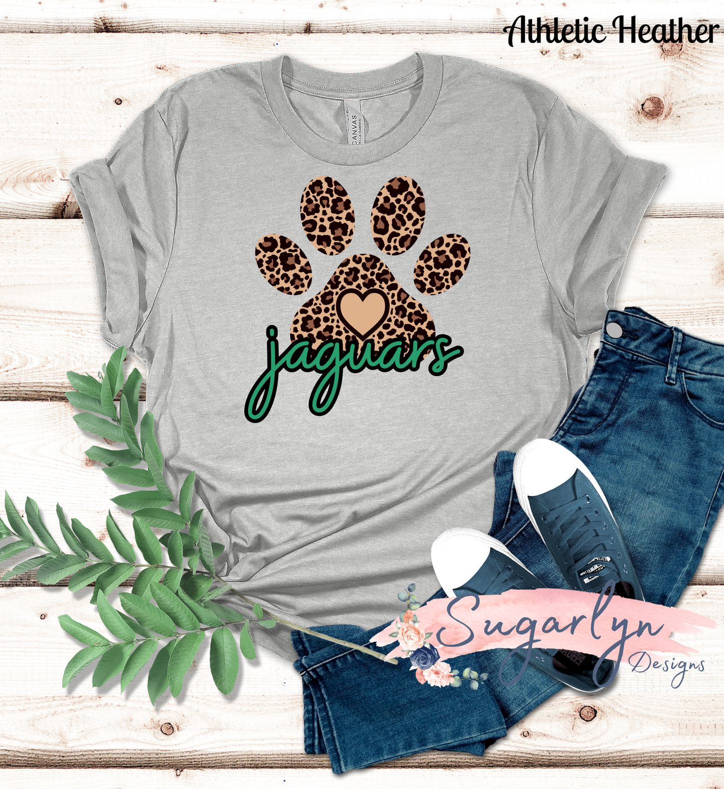 Ressie Jeffries Jaguars -- Jaguars Leopard Paw Print