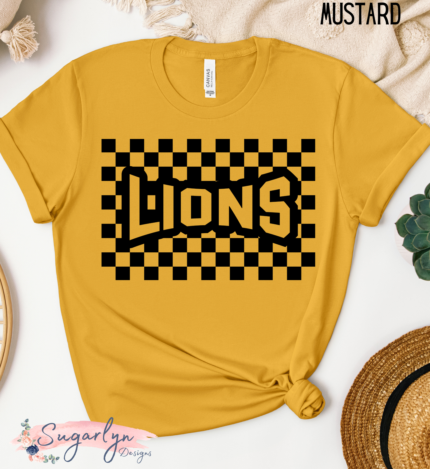 Louisa Lions -- Checkered