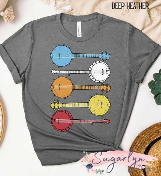 Colorful Banjos