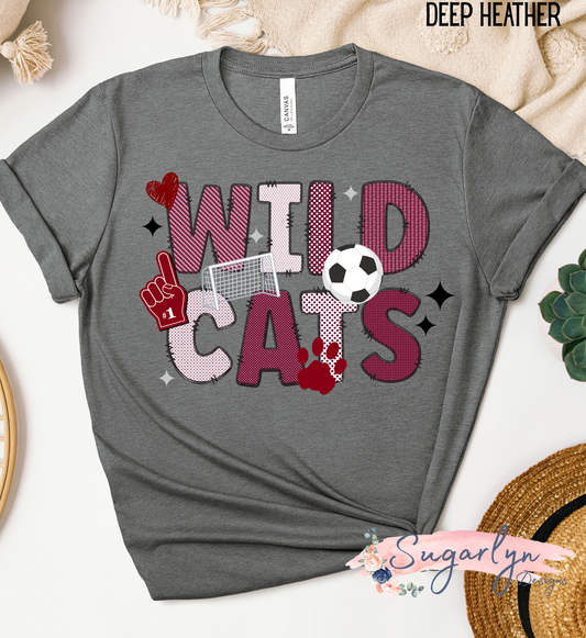 Wildcats Soccer Doodle Letters