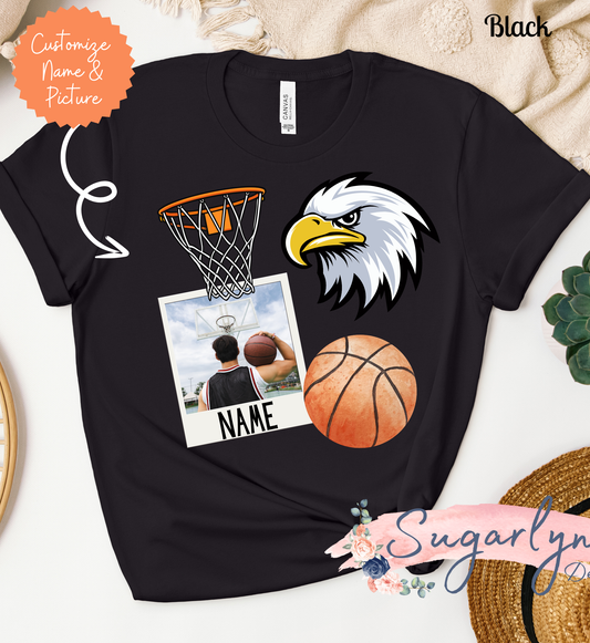 Skyline Hawks Basketball - Personalized Photo/Name