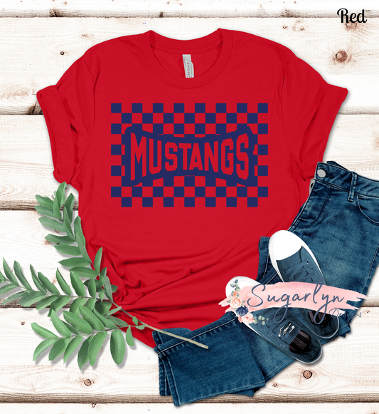 Middletown Mustangs -- Checkerboard Mustangs