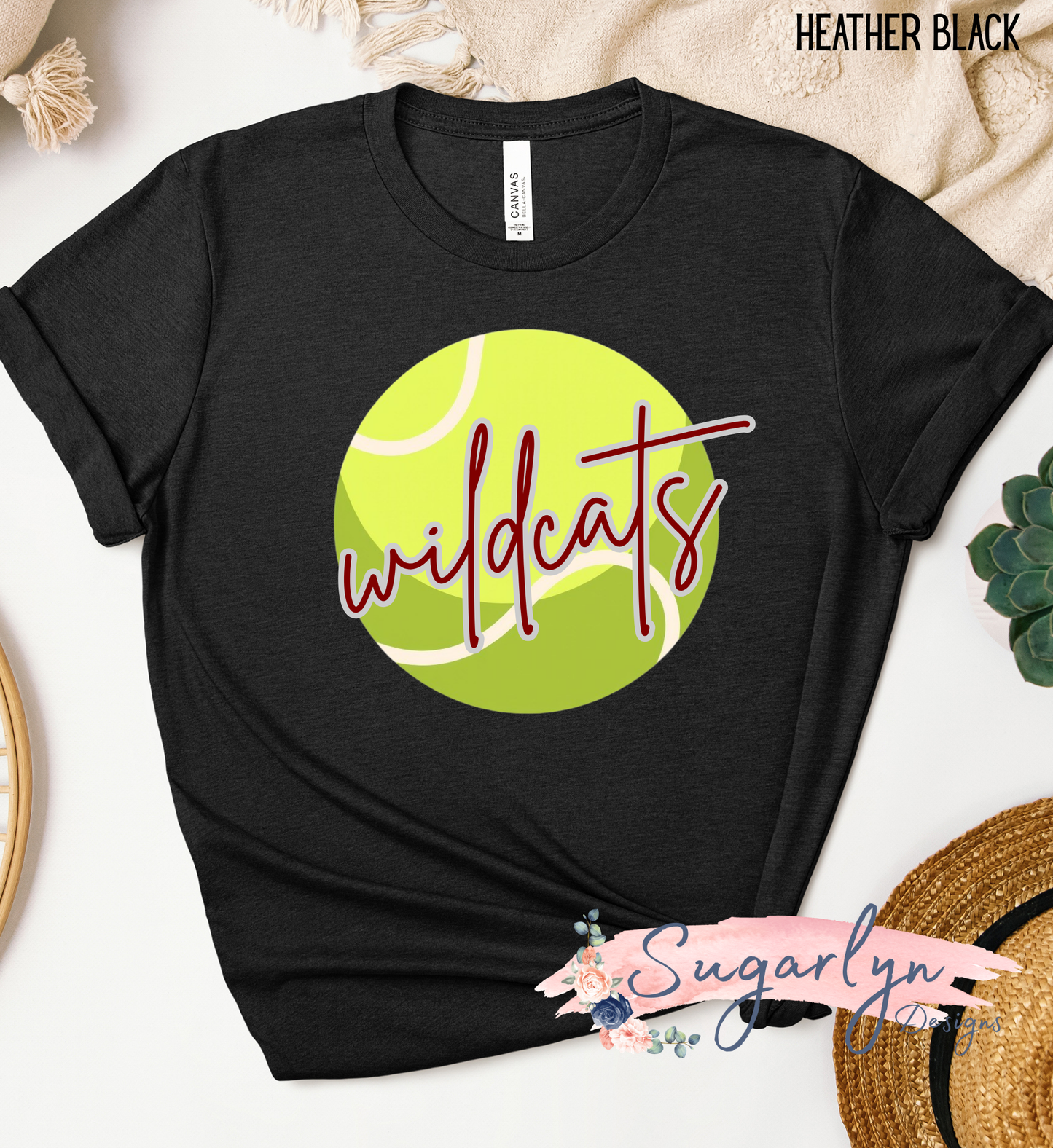 Wildcats Tennis - Script Tennis Ball