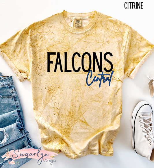 Central Falcons -- Color Blast Tee