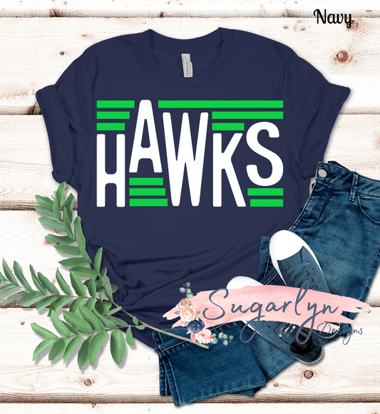Skyline Hawks -- Staggered Letters