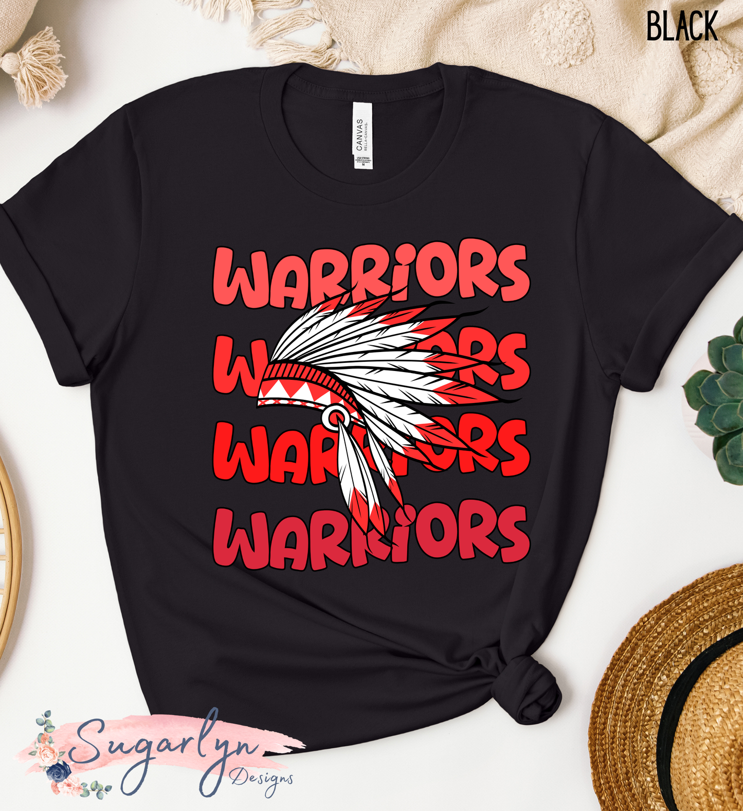 Sherando Warriors -- Retro Stacked Text