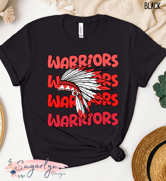 Sherando Warriors -- Retro Stacked Text