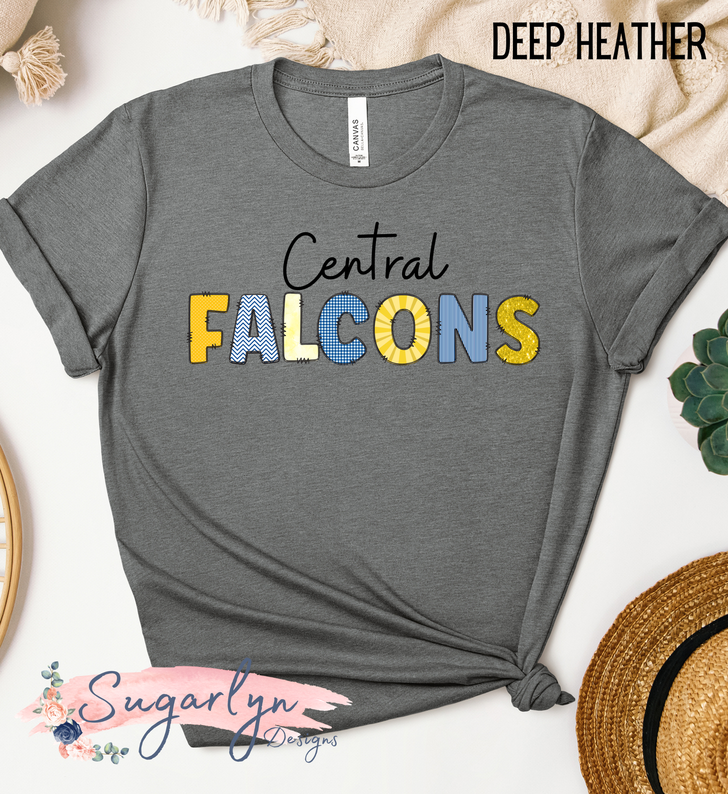 Central Falcons -- Flacons Doodle Letters