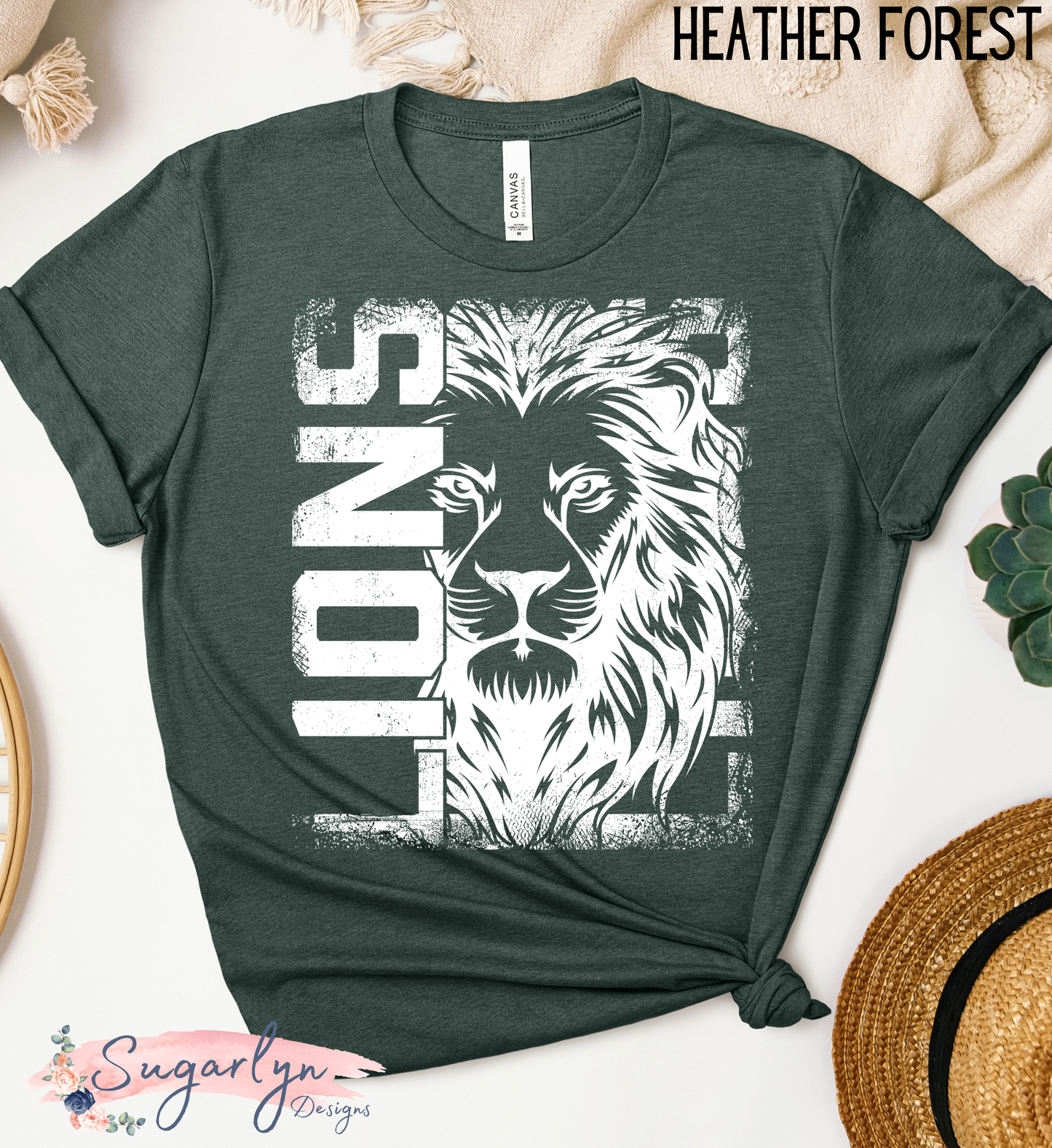 Louisa Lions -- Distressed Lion