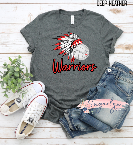 Sherando Warriors -- Warriors Volleyball Mascot & Ball
