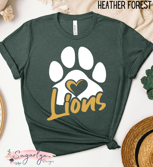 Louisa Lions -- Paw Print