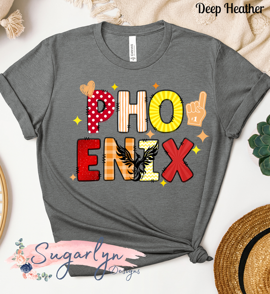 NREP Phoenix - Phoenix Doodle Letter Art
