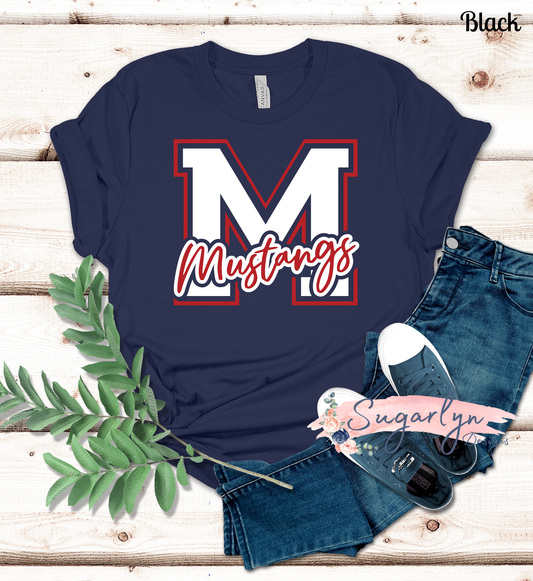 Middletown Mustangs -- "M"