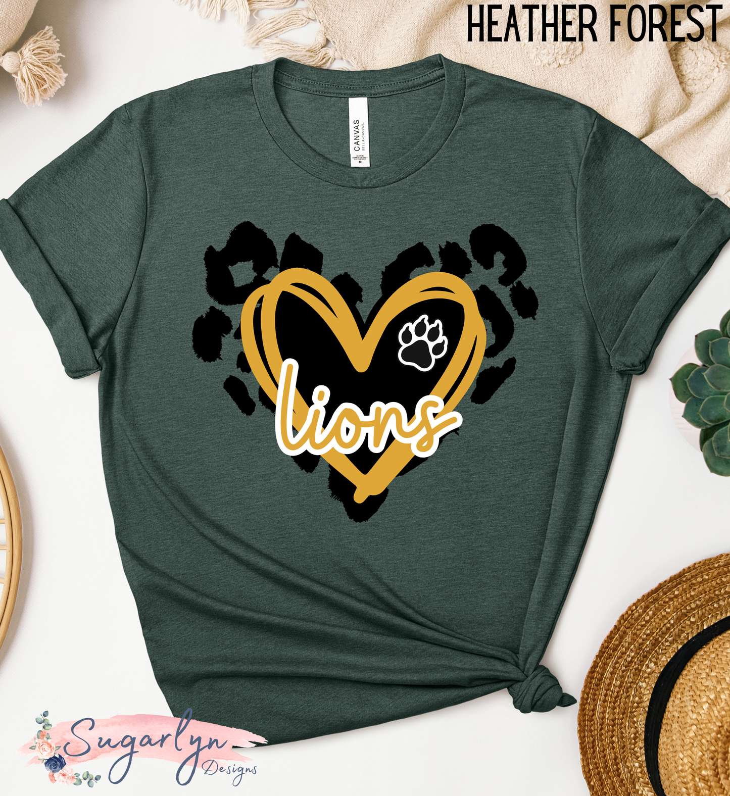 Louisa Lions -- Leopard Heart