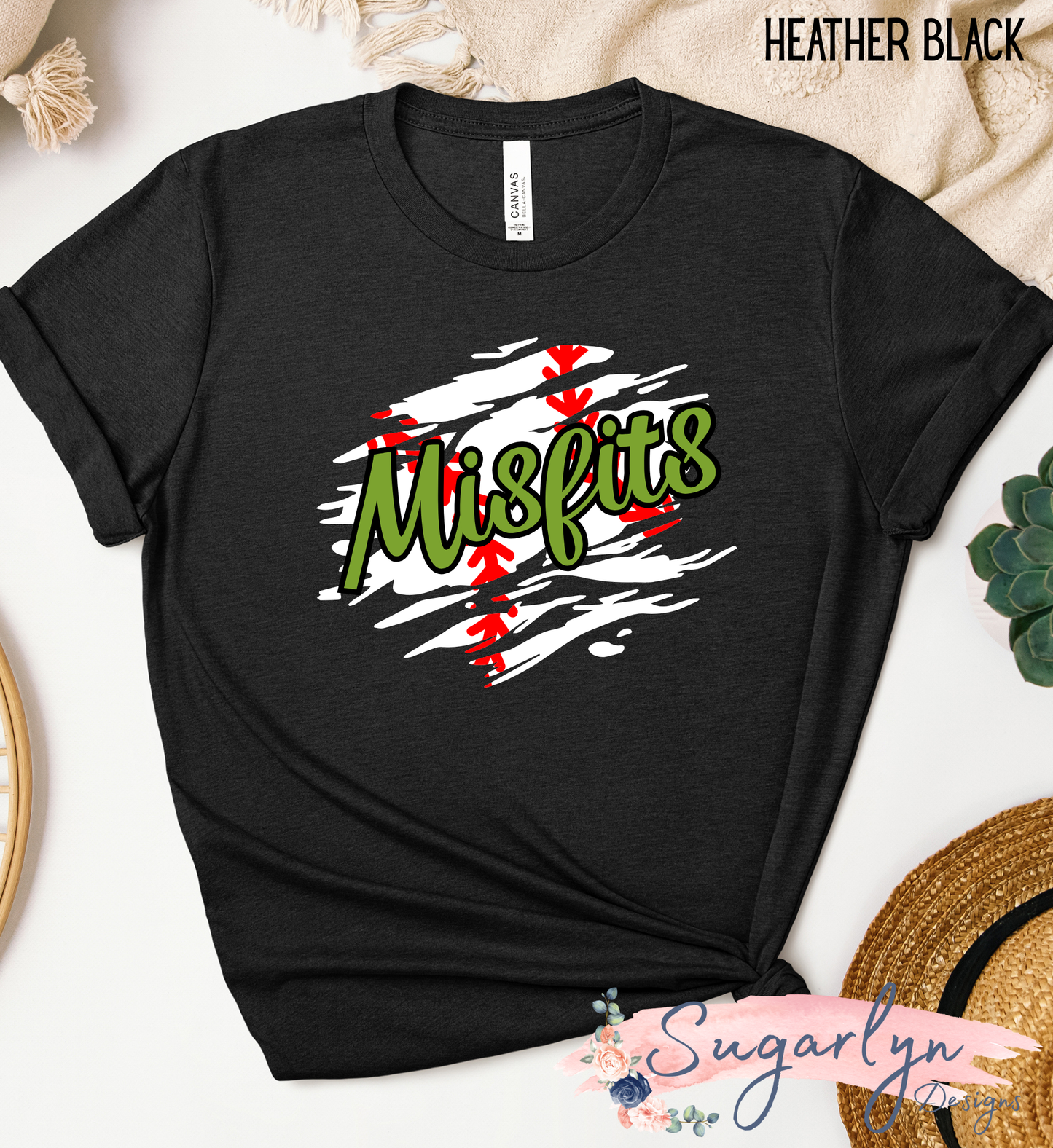 Virginia Misfits -- Distressed Baseball